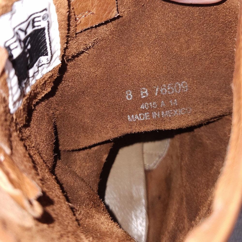 FRYE Veronica Shortie Brown Leather Boots US 8 - Picture 9 of 11